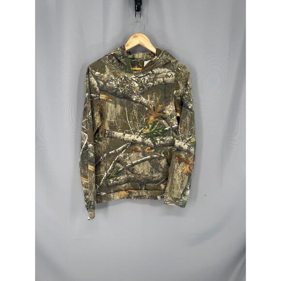 Magellan Outdoors Other - Magellan Outdoors Hoodie Sweatshirt Kids XL Brown Realtree Camo Fleece Hunting